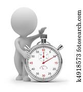 3d, קטן, אנשים, -