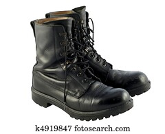 british army black boots