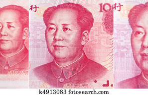 china, empresa / negocio, yuan., moneda china
