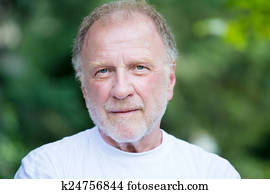 Headshot confident man