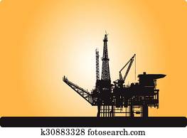 Oil Rig. Oil Rig.