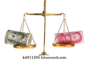 porcelaine, business, yuan, et, les, dollar