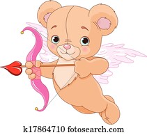 Valentine Cupid Bear Valentine Cupid Bear