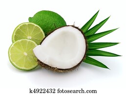 Coconut with lime