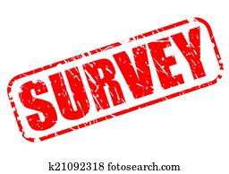 Survey red stamp text Survey red stamp text