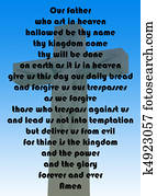the lord's prayer illustration overlayed on a cross the lord's prayer illustration overlayed on a cross