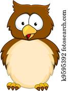 מצחיק, ינשוף, ציור היתולי