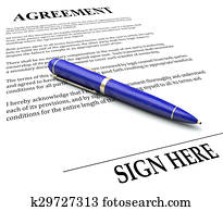 acuerdo, pluma, firma, firma, línea, documento legal