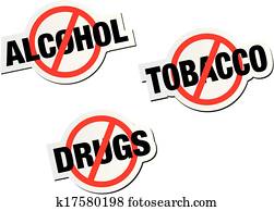 drugs sticker signs drugs sticker signs