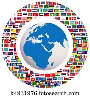 הארק גלובוס, עם, כל, דגלים