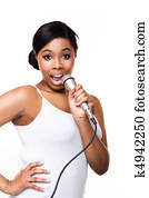 Black Woman Singing Black Woman Singing