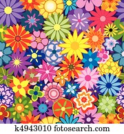 Colorful Flower Background Colorful Flower Background