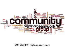 Community word cloud