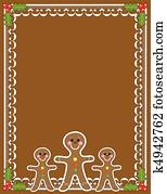 Clipart of Gingerbread House Corner k4563262 - Search Clip Art ...