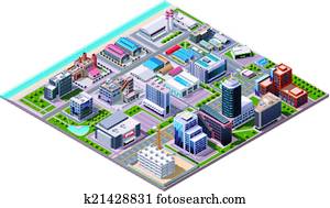 isometrisch, industriell, und, geschaefts, c isometrisch, industriell, und, geschaefts, c