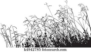 Meadow Grass Silhouette Meadow Grass Silhouette