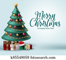 Merry christmas vector background design. Christmas greeting in white space for text Merry christmas vector background design. Christmas greeting in white space for text