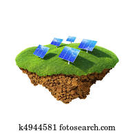 Sun energy station in future Sun energy station in future