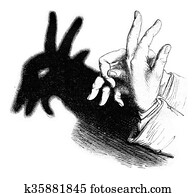 The goat, vintage engraving. The goat, vintage engraving.