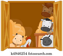 רפת, בעלי חיים