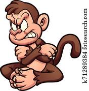Angry monkey Angry monkey