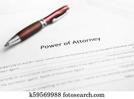 Power of Attorney paperwork Power of Attorney paperwork
