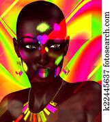 יפה, אישה שחורה