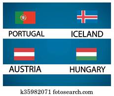 Download European soccer cup - group B Clipart | k35982064 | Fotosearch