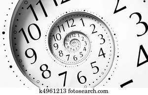 infinidade, tempo, espiral