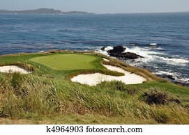 Pebble Beach green Pebble Beach green
