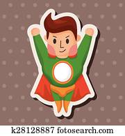 superman theme elements