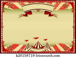 אדום, קרקס, ראטרו