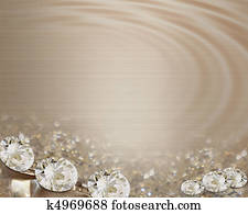 הזמנה של חתונה, יהלומים, סטין