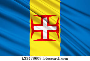 bandeira, de, madeira, portugal, -, funchal bandeira, de, madeira, portugal, -, funchal