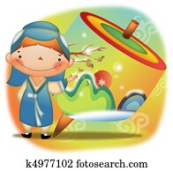 Traditional Korean Games Clipart | Our Top 22 Traditional Korean Games EPS Images | Fotosearch