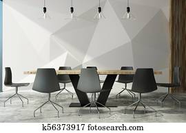 Modernes, bretterwand, zimmer, innere Zeichnung | k56569073 | Fotosearch