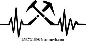 Roofer heartbeat line Roofer heartbeat line