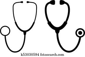 Stethoscope vector icon Stethoscope vector icon