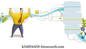 Web template on business