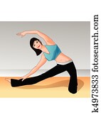 Woman in Yoga