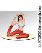 Woman in Yoga