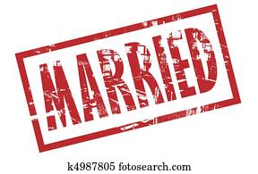 casado, estampilla