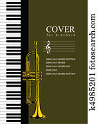 Cover for brochure with Piano and Cover for brochure with Piano and