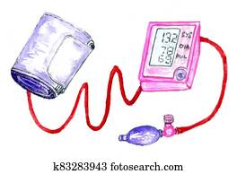 Medical tonometer art Medical tonometer art