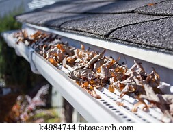 Rain gutter guards. Rain gutter guards.