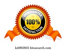 100% Satisfaction Guaranteed Sign 100% Satisfaction Guaranteed Sign