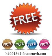 free starburst label