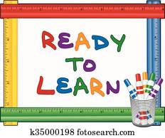 Ready To Learn Whiteboard, Pens Ready To Learn Whiteboard, Pens