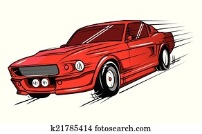 שריר, מכונית