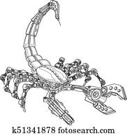 mecânico, escorpião